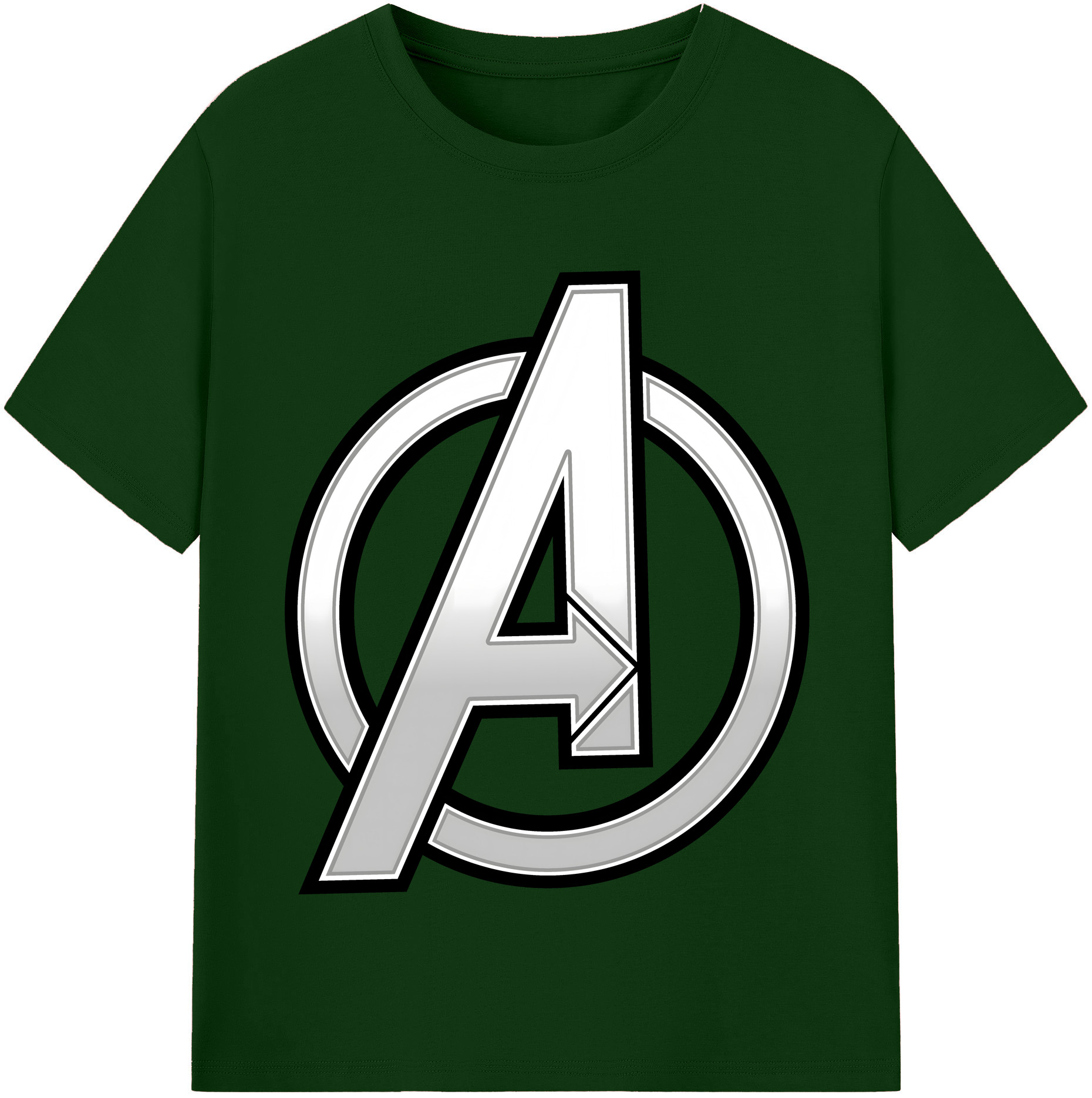 （画像用） アベンジャーズ The Avengers 綿100％半袖Tシャツ（フロントプリント）